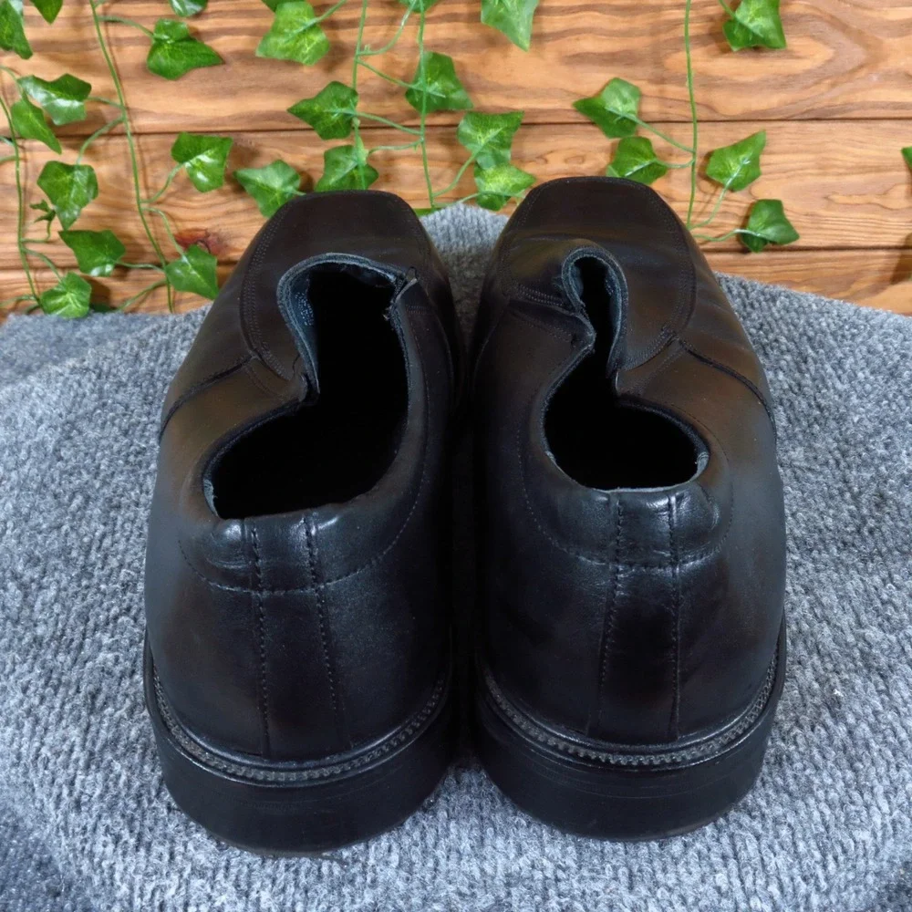 Nunn Bush Comfort Gel Mens Loafer Size 12 Dress Casual‎ Black Leather Slip On